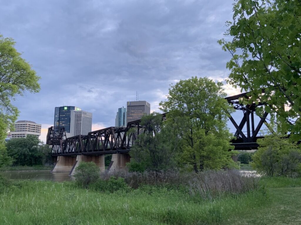 Elzear-Goulet Park View of downtown